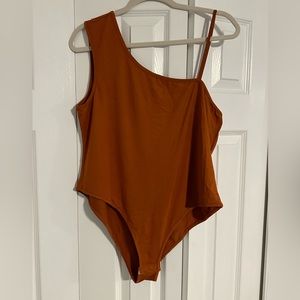 NWOT Burnt Orange Bodysuit